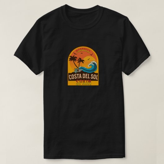 T-shirt Espagne Costa de Sol Marbella (Design devant)