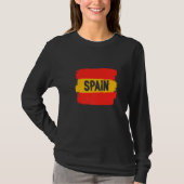 T-shirt Espagne Drapeau Espagne Barcelone Espagne Europe P (Devant)