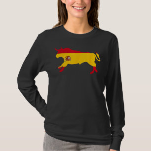 T-shirt Espagne Drapeau espagnol Souvenir Toro España Bull