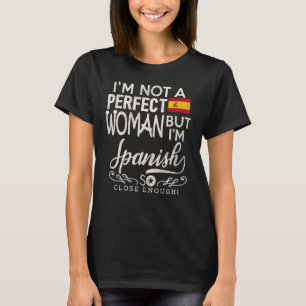 T-shirt Espagne Drapeau Femme Espagnol Pride Souvenir