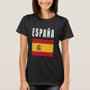 T-shirt Espagne Drapeau Patriotique Espagne Fiesta Naciona