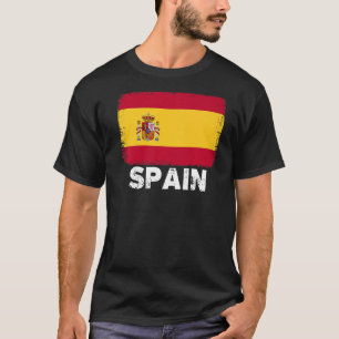 T-shirt Espagne Drapeau Soutien Espagnol Femmes Hommes
