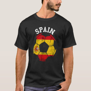 T-shirt Espagne Espagne Ballon de Football Racines Espagno