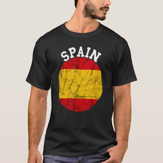 T-shirt Espagne Espagne Espagne Fierté Espagnol Drapeau Es (Devant)