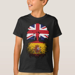 T-shirt Espagne Espagne Royaume-Uni Royaume-Uni Royaume-Un