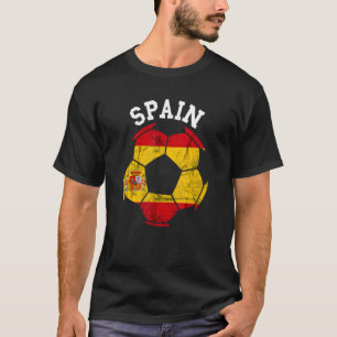 T-shirt Espagne Espagne Soccer Ball Espagne Racines Espagn