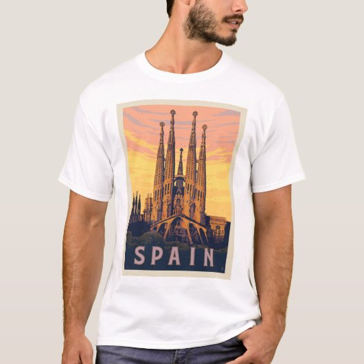 T-shirt Espagne | Familia Sagrada (Devant)