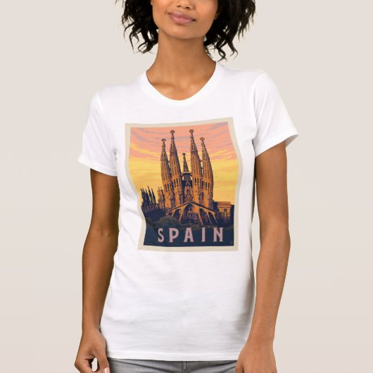 T-shirt Espagne | Familia Sagrada (Devant)
