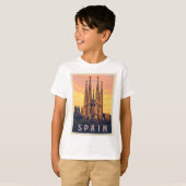 T-shirt Espagne | Familia Sagrada (Devant entier)