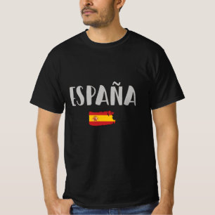 T-shirt Espagne Football Fan Shirt Drapeau