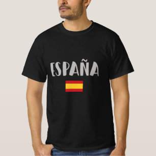 T-shirt Espagne Football Fan Shirt Drapeau