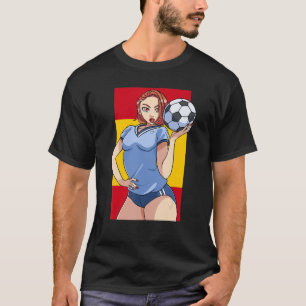 T-shirt Espagne Football Fan Soccer Espana Fière Latino