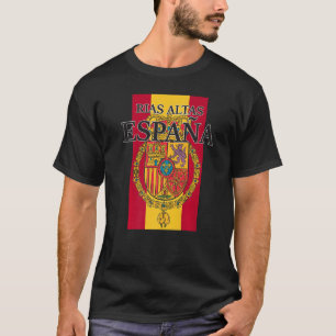 T-shirt Espagne Rias Altas Drapeau Voyage Europe Holiday P
