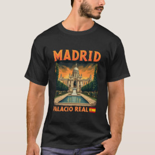 T-shirt Espagne Skyline Travel Européen Madrid Espagne Sou