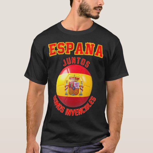 T-shirt Espagne Slogan pour les fans de l'équipe espagnole (Devant)