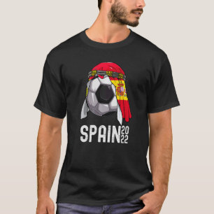 T-shirt Espagne Soccer Team 2022 Arabe Keffiyeh Espagne Dr