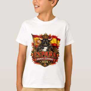 T-shirt Espagne ¡Vamos España! 2026 Fan de foot