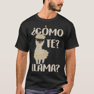 T-shirt Espagnol Alpaca Cinco De Mayo Enfants Como Te Llam