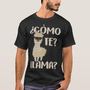 T-shirt Espagnol Alpaca Cinco De Mayo Enfants Como Te Llam
