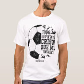 T-shirt Espagnol Christian Soccer Football Filiservices 41 (Devant)