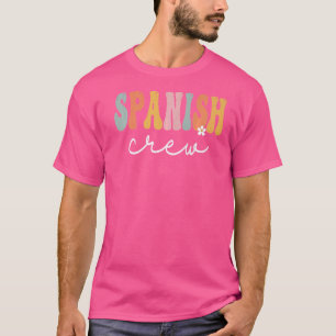 T-shirt Espagnol Crew Retro Super Vintage Joyeux Premier J