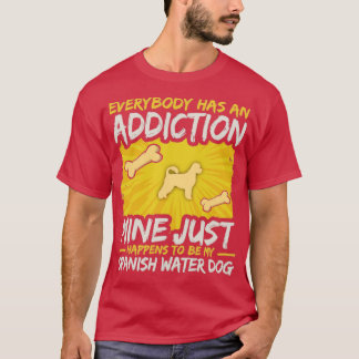 T-shirt Espagnol Dog Funny Chien Addiction 1