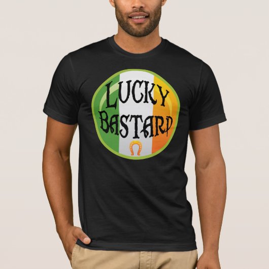 T-shirt Espagnol Lucky Bastard (Devant)