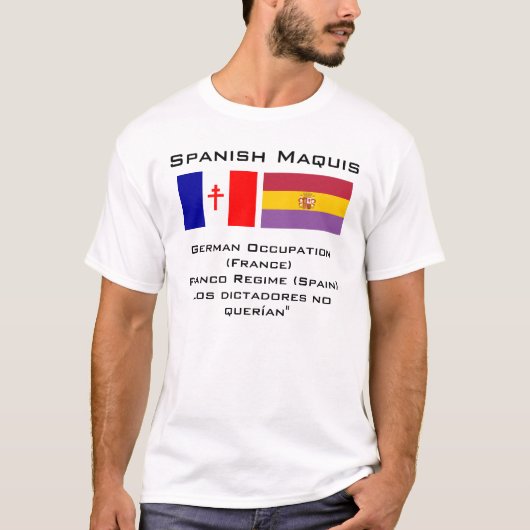 T-shirt Espagnol Maquis (Devant)