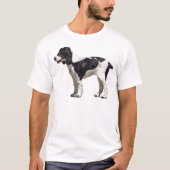 T-shirt Espagnol noir et blanc (Devant)