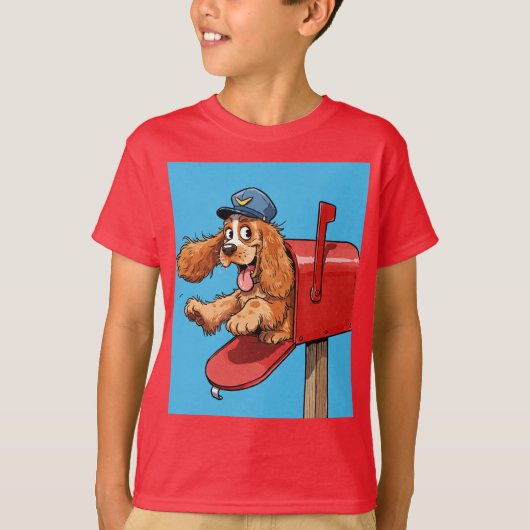 T-shirt Espagnol Postman, par Natasha Us (Devant)