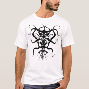 T-shirt Espèces Aliens Tatouage Tribal Design - noir