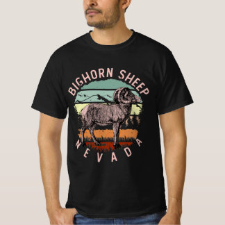 T-shirt Espèces de moutons de Bighorn du désert État Vinta