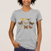 T-shirt Espèces de papillons (Devant)