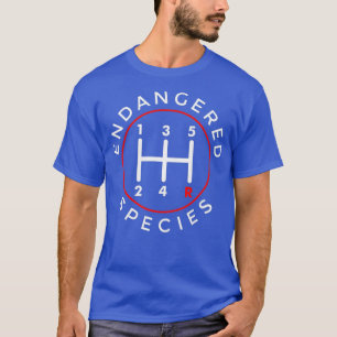 T-shirt Espèces en voie de disparition Manuel de boîte d