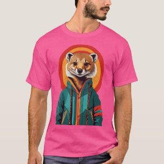 T-shirt Espèces en voie de disparition Mongoose Shai
