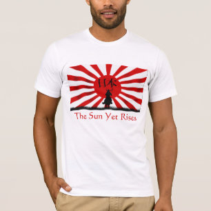 T-shirt ESPÉRANCE POUR JAPON Samurai Drapeau d'aide aux tr