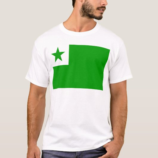 T-shirt Espéranto-Drapeau (Devant)