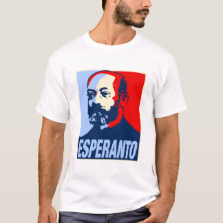 T-shirt Esperanto L Zamenhof Hope Inspecred Venin Idea T-S