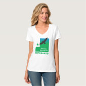 T-shirt Esperanto / "Tute libera, kiel birdo aera", (Devant entier)