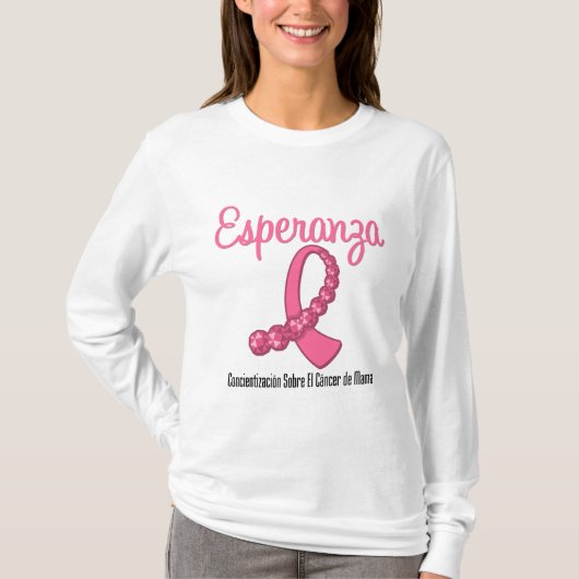 T-shirt Esperanza Liston Rosa - Cancer de Maman (Devant)
