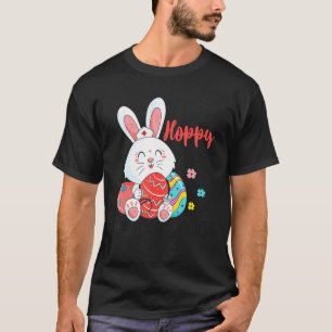 T-shirt Espérer Être Médicale Assistant Bunny Easter Eggs 