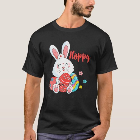 T-shirt Espérer Être Médicale Assistant Bunny Easter Eggs  (Devant)