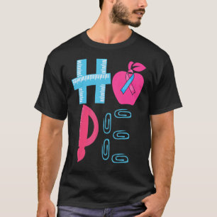 T-shirt Espérons Sensibilisation aux PDN Enseignant Pink E