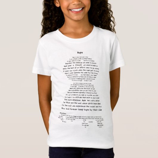 T-Shirt Espoir (Devant)