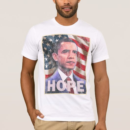 T-shirt ESPOIR - Barack Obama 2008 (Devant)