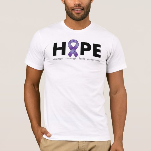 T-shirt ESPOIR (conscience d'épilepsie) (Devant)