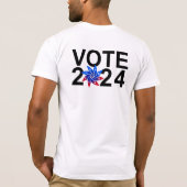 T-shirt ESPOIR contre PEUR - Élection 2024 (Dos)