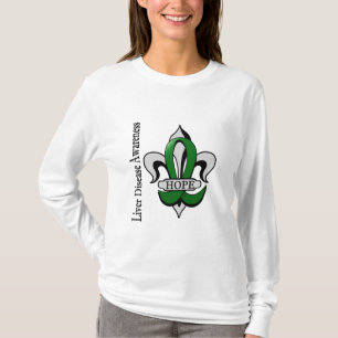 T-shirt Espoir d'affection hépatique de Fleur De Lis