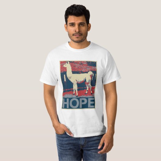 T-shirt Espoir de lama (Devant entier)