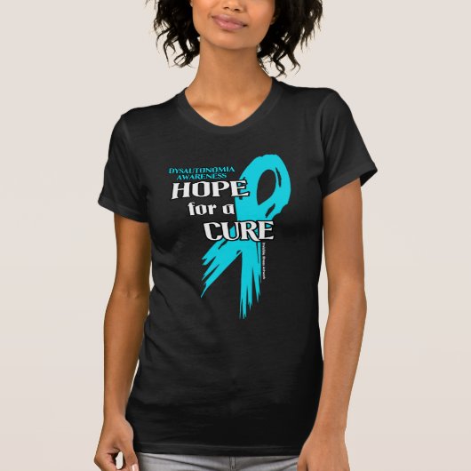 T-shirt Espoir d'un Ruban Cure/Torn...Dysautonomia (Devant)